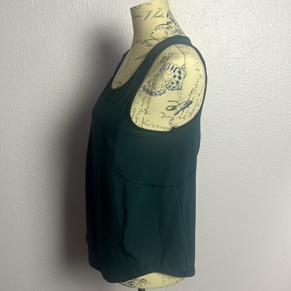 Dark Turquoise Yoga Tank - Picture 4 of 4